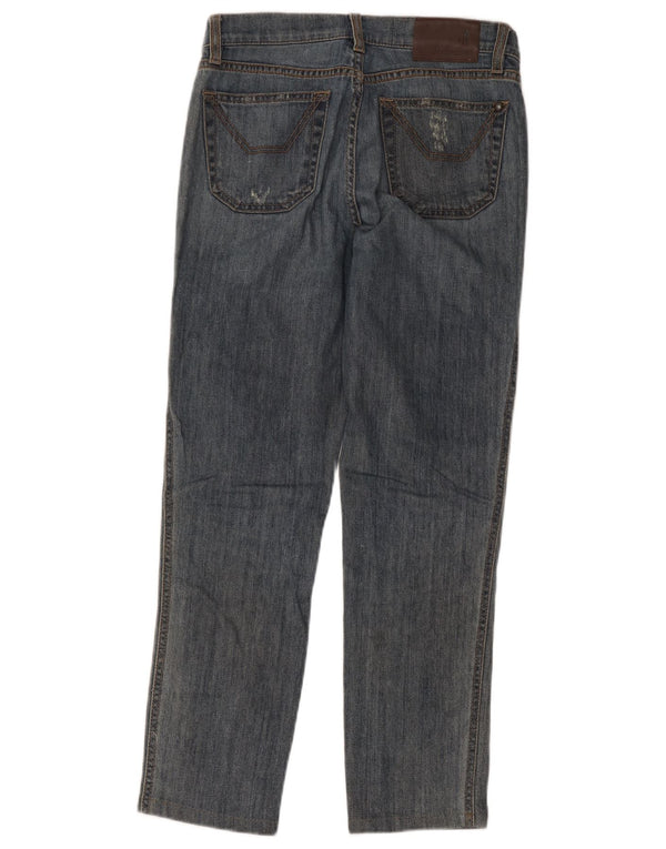 Jeckerson Damen Distressed Slim Jeans W26 L26 Blaue Baumwolle