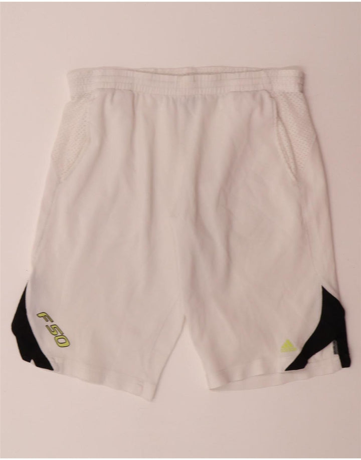 ADIDAS Herren Clima 365 Sportshorts Mittelweißes Colourblock-Polyester
