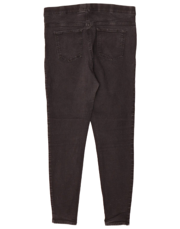 Marks & Spencer Damen Jegging-Jeans UK 16 Large W32 L28 Graue Baumwolle
