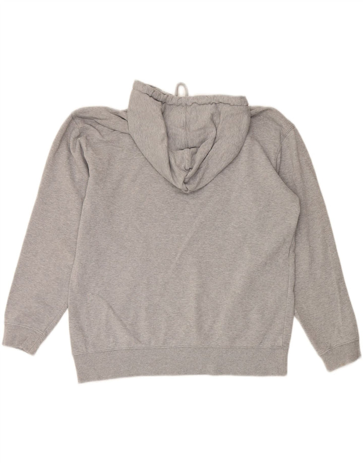 ADIDAS Mens Hoodie Jumper Medium Grey Cotton Vintage Adidas and Second-Hand Adidas from Messina Hembry 