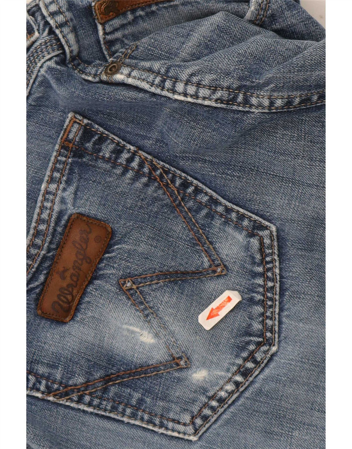 Wrangler Herren Clyde Straight Jeans W36 L30 Blaue Baumwolle