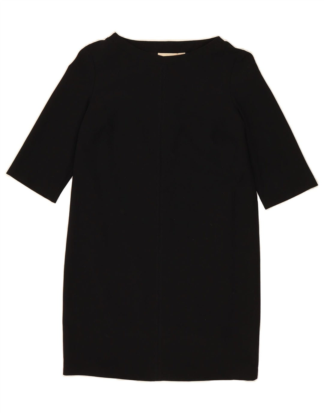 VINTAGE Womens 3/4 Sleeve Sheath Dress EU 44 XL Black Polyester Vintage Vintage and Second-Hand Vintage from Messina Hembry 