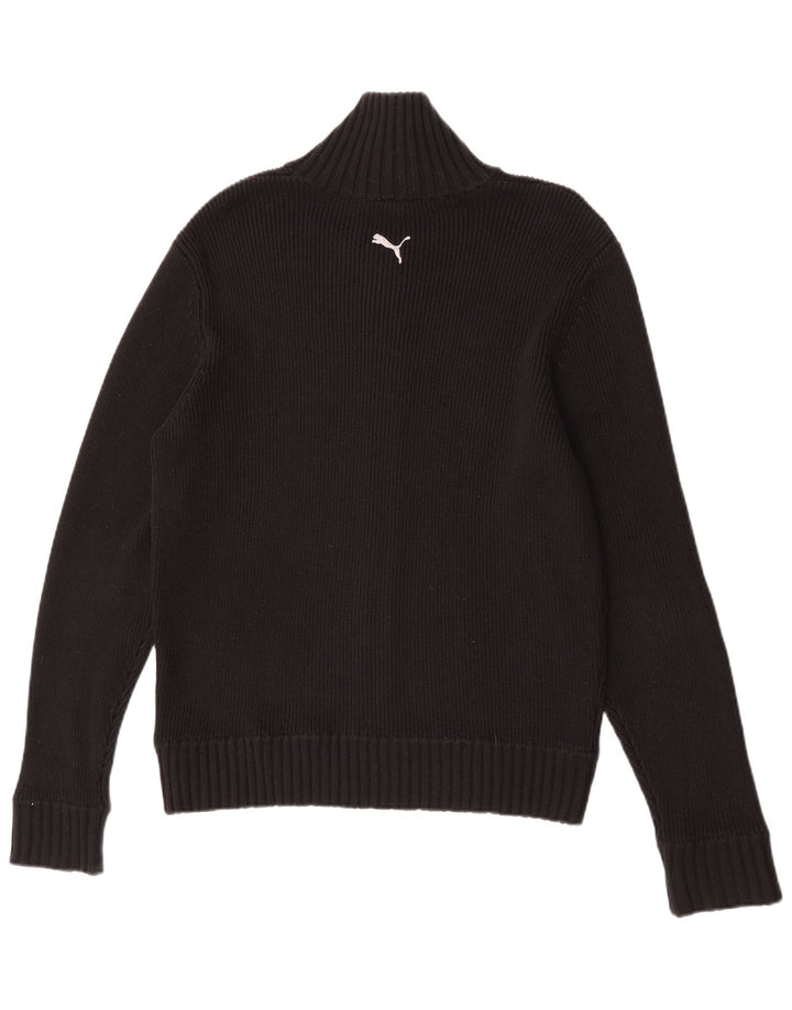 Puma Herren Strickjacke, Größe L, Schwarz