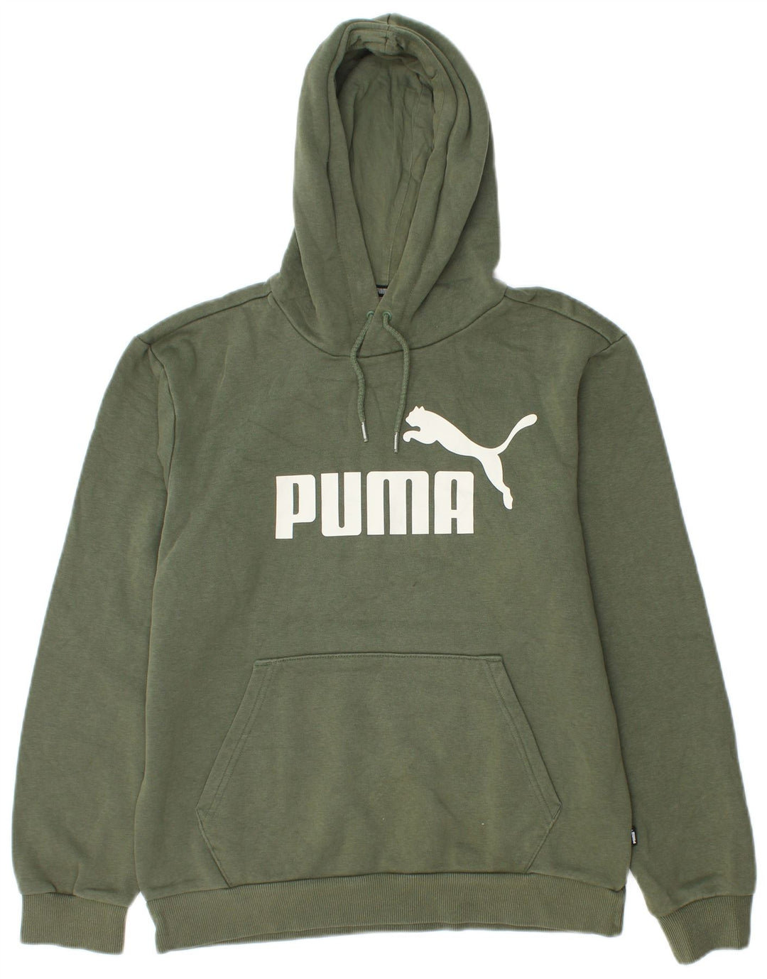 Puma Herren Graphic Hoodie Pullover Kleine grüne Baumwolle