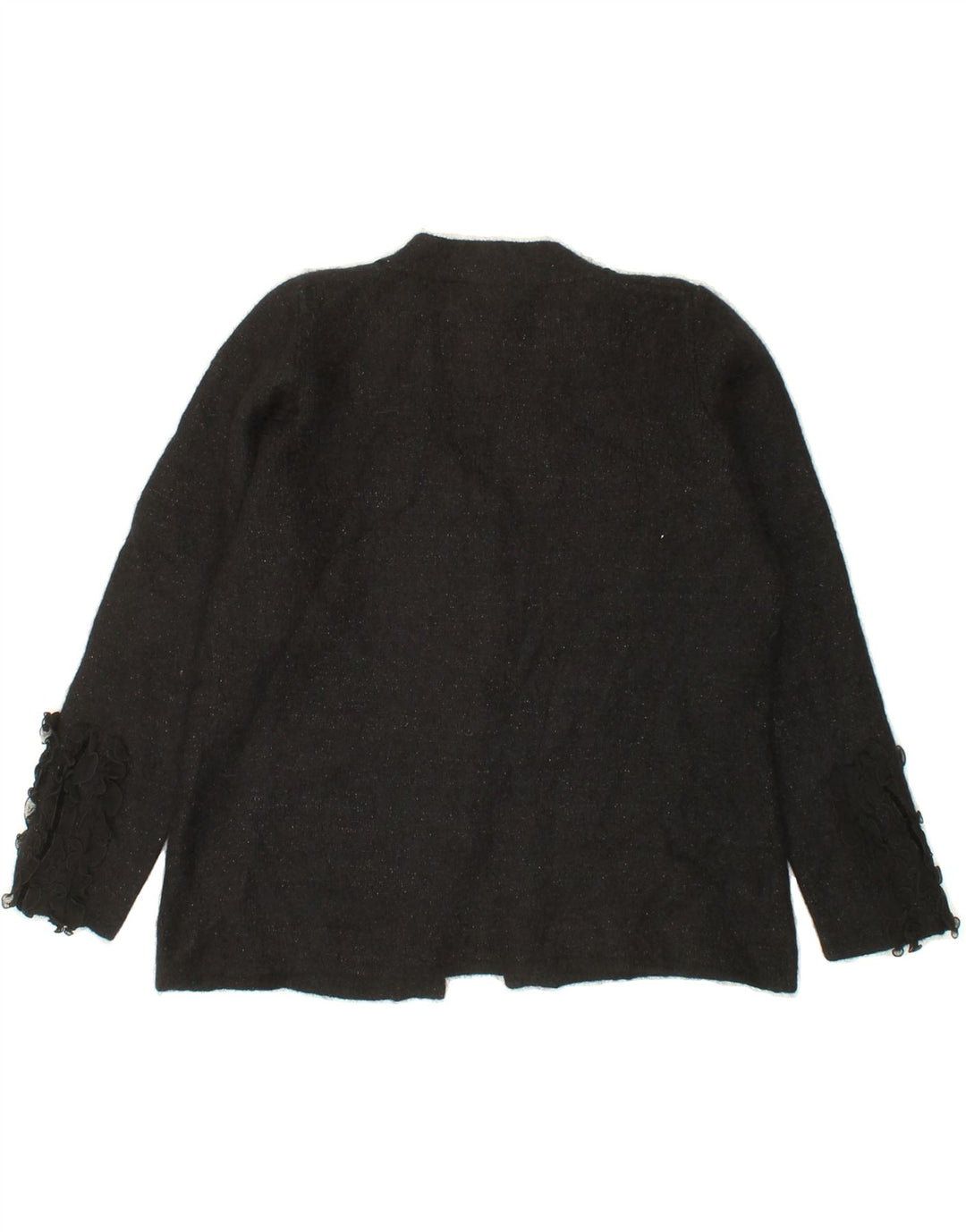 VINTAGE Womens Cardigan Sweater IT 46 Large Black Vintage Vintage and Second-Hand Vintage from Messina Hembry 