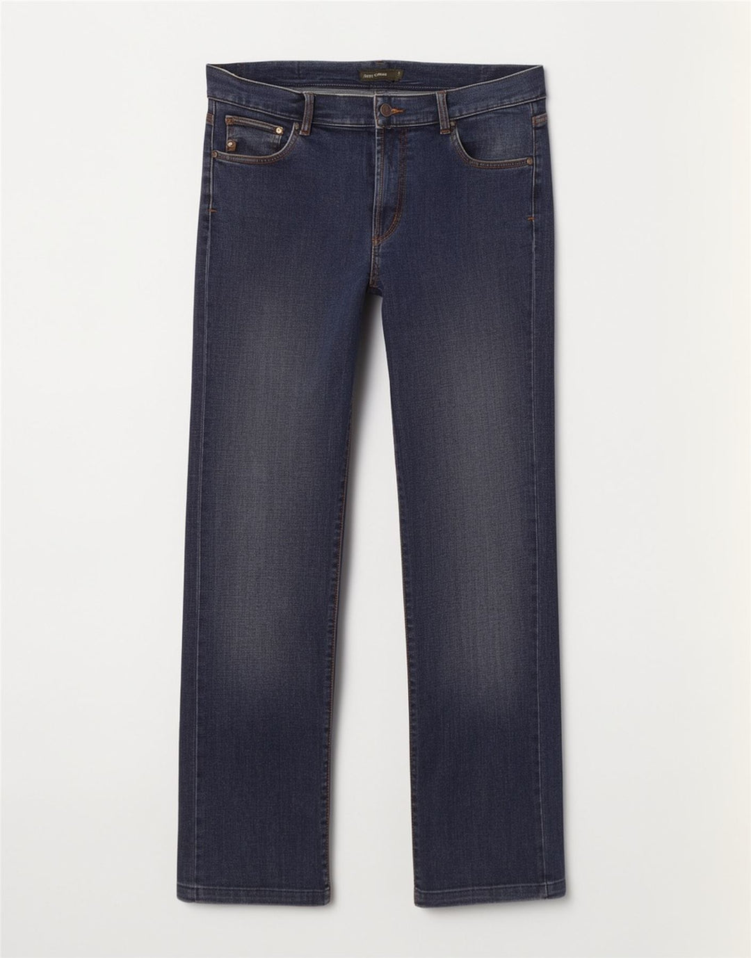 Henry Cottons Herren Straight Jeans W36 L32 Blaue Baumwolle