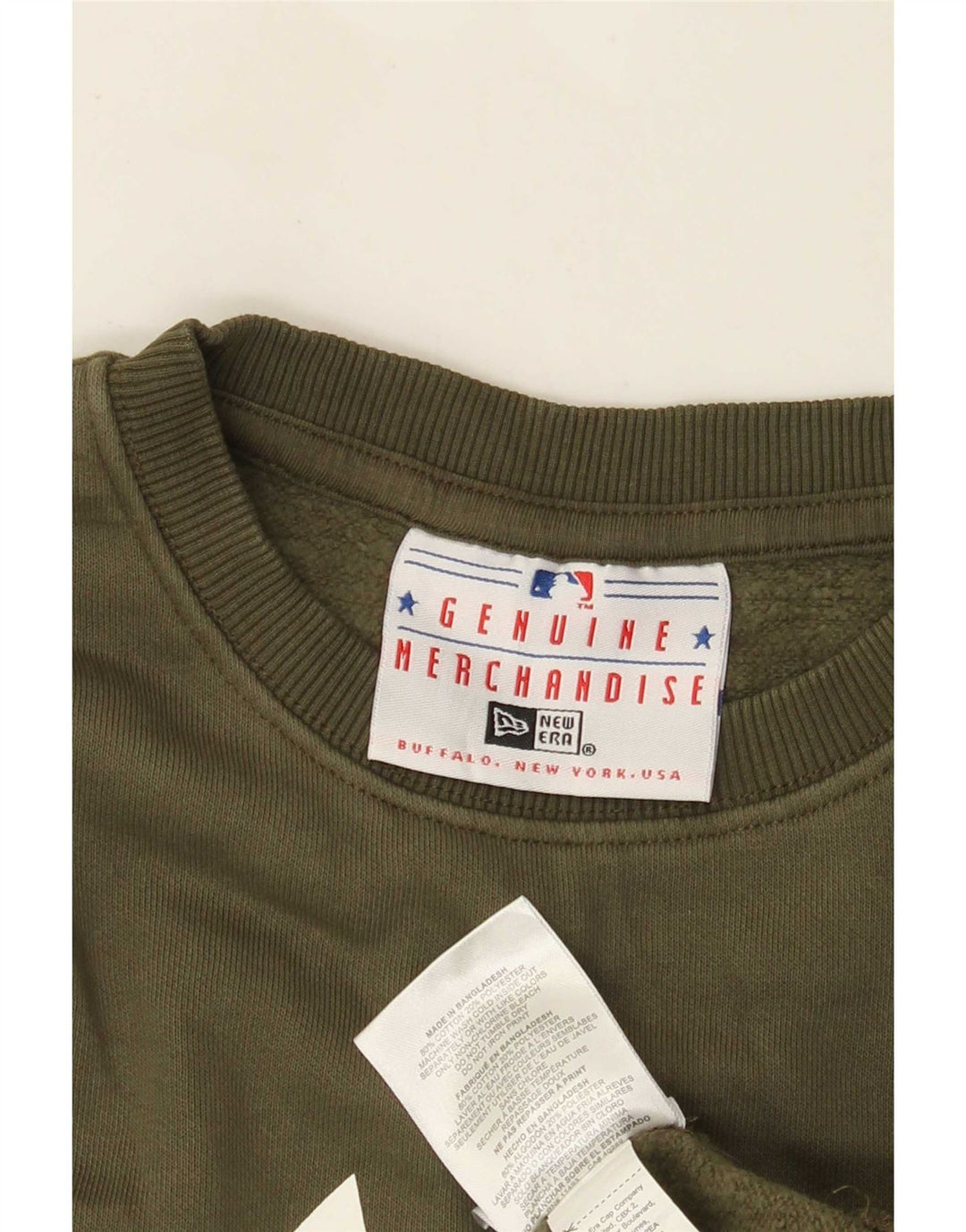 Genuine Merchandise Herren-Sweatshirt der New York Yankees in mittlerem Khaki