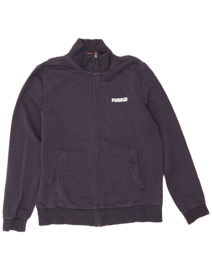 Puma Herren-Trainingsanzug-Top-Jacke, mittelgroß, Marineblau