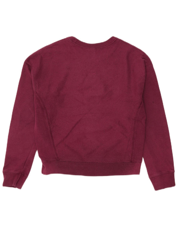 Champion Damen-Sweatshirt in Übergröße, Gr. 10, Größe S, Burgunderrot, Baumwolle
