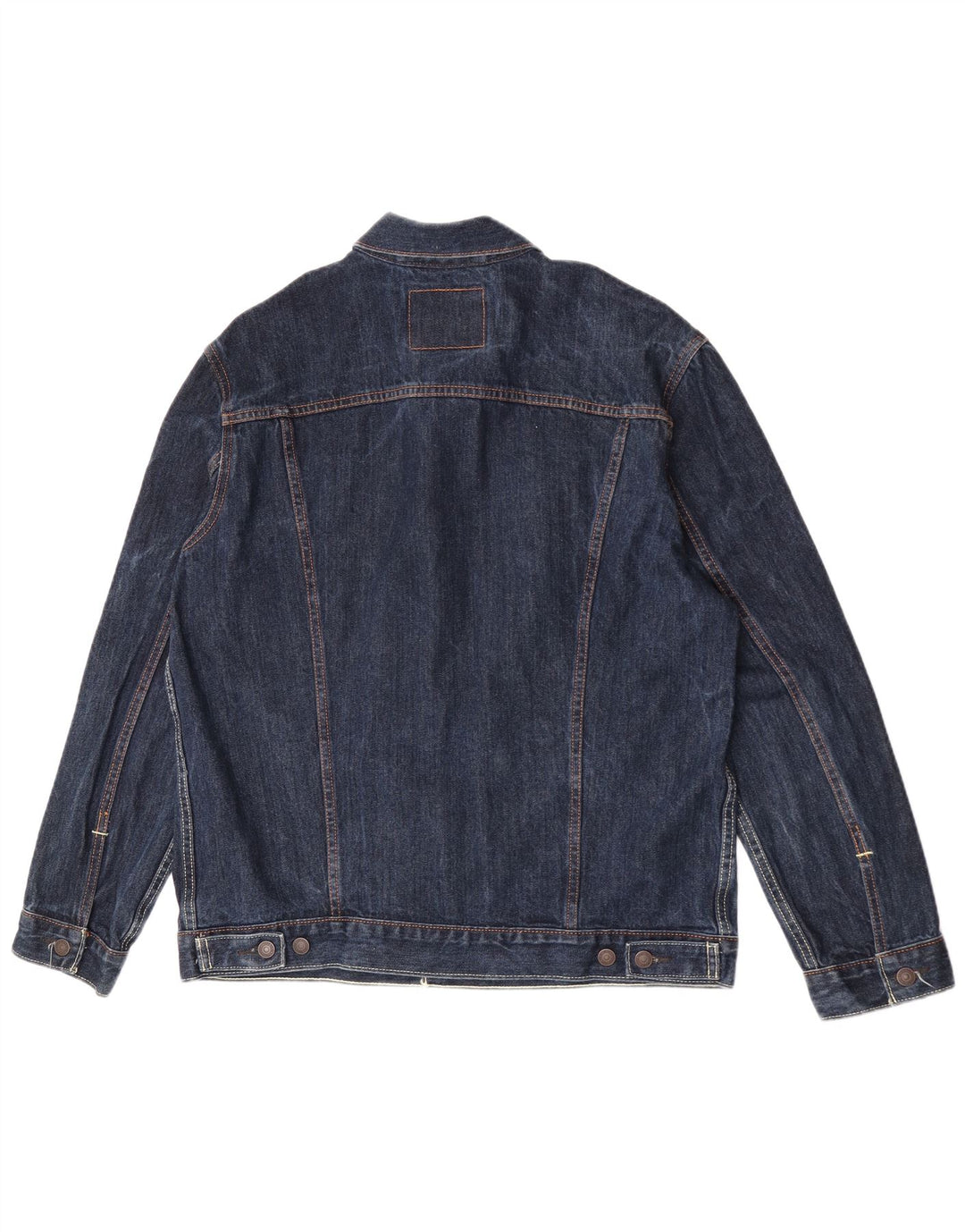 Levi's Herren Jeansjacke UK 42 XL Marineblau Baumwolle