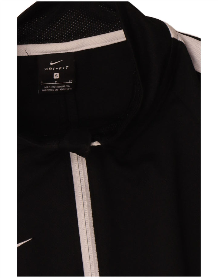 Nike Herren Dri Fit Trainingsanzug-Oberteil, Jacke, Größe S, Schwarz, Farbblock-Polyester