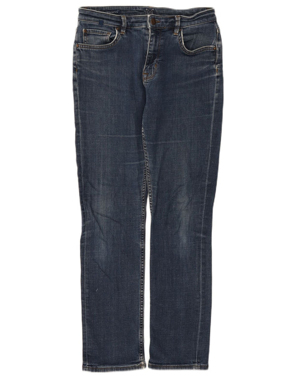 Crew Clothing Womens Straight Jeans UK 10 Small W28 L28 Blue