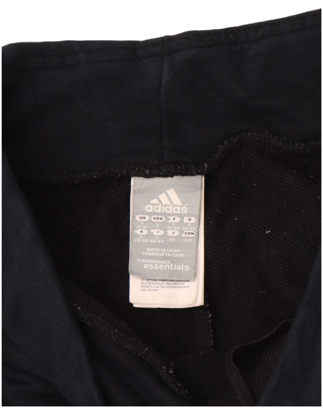 ADIDAS Damen Trainingshose Jogger UK 8/10 Small Marineblau
