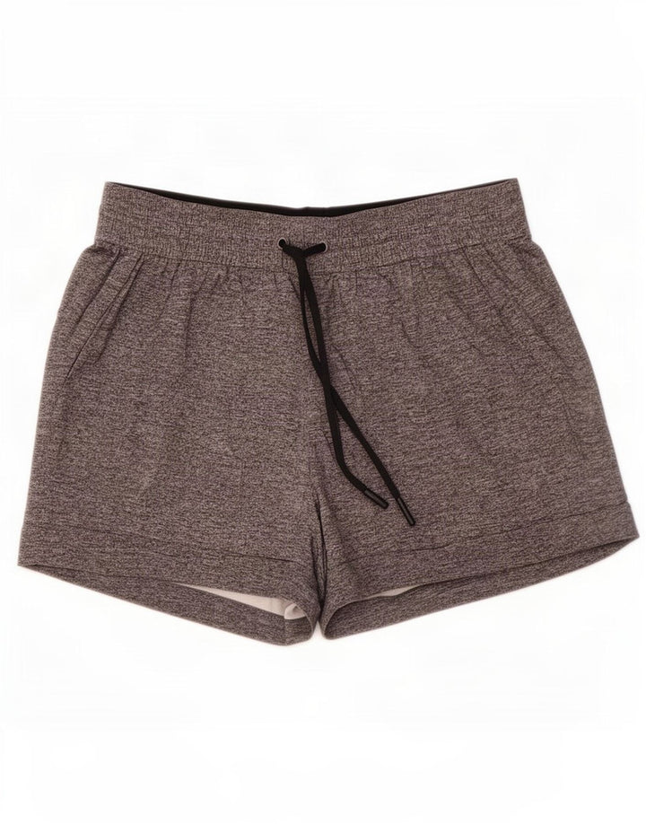 Lululemon Damen Sportshorts US 8 Mittelgrau meliert