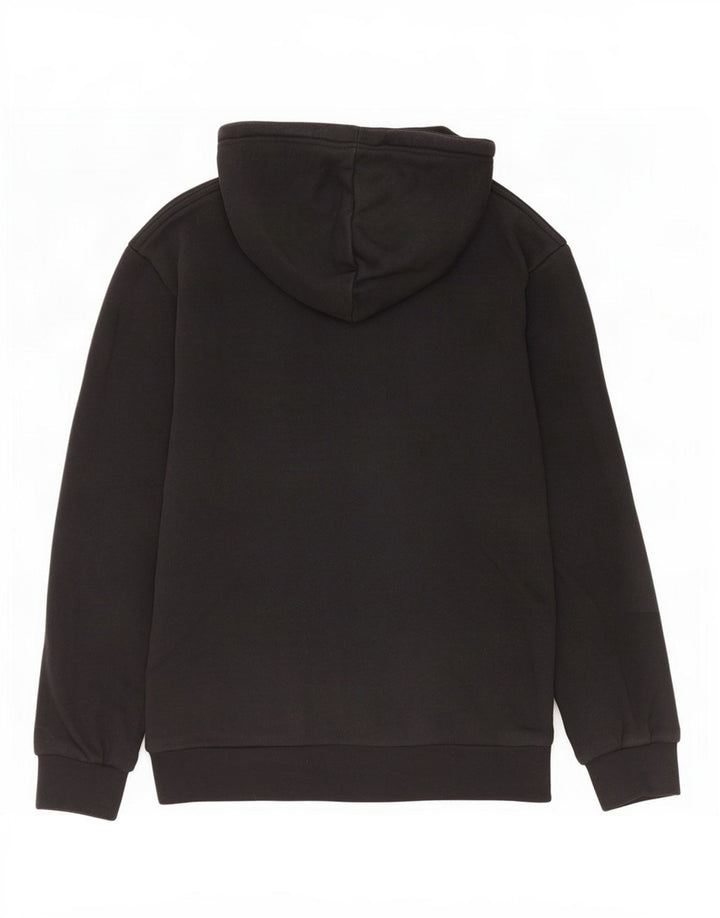 Adidas Herren Graphic Hoodie Pullover Mittelschwarze Baumwolle