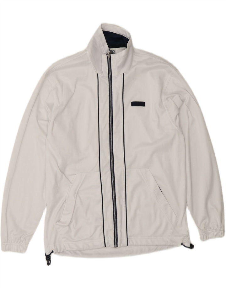 ASICS Herren Loose Fit Trainingsanzug Top Jacke XS Weiß Polyester