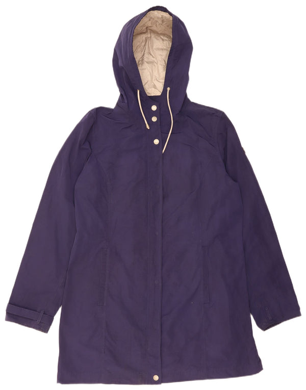 Canadiens Womens Hooded Raincoat IT 50 XL Navy Blue