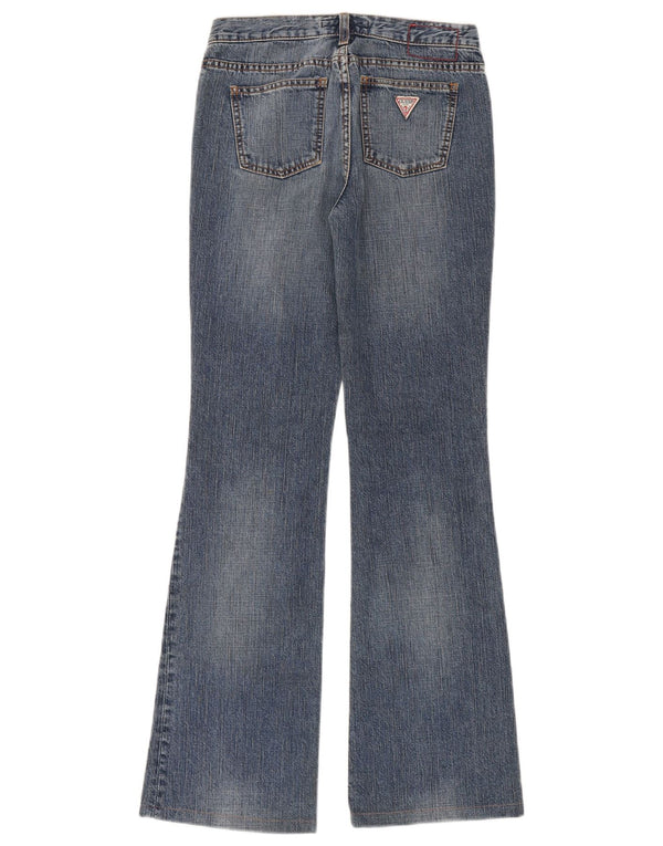 Guess Schlagjeans für Damen, W26, L32, blaue Baumwolle