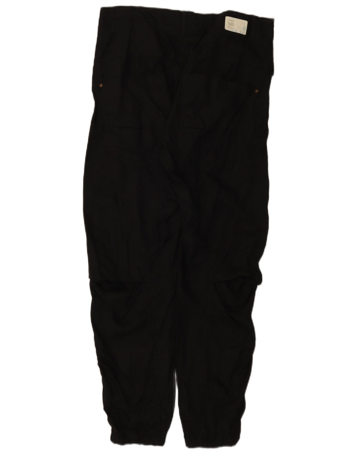 G-Star Damen Jogger-Cargohose W28 L27 Schwarzes Lyocell