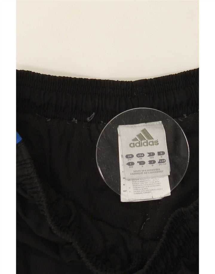 Adidas Herren-Trainingshose, Jogginghose, groß, aus schwarzem Polyester