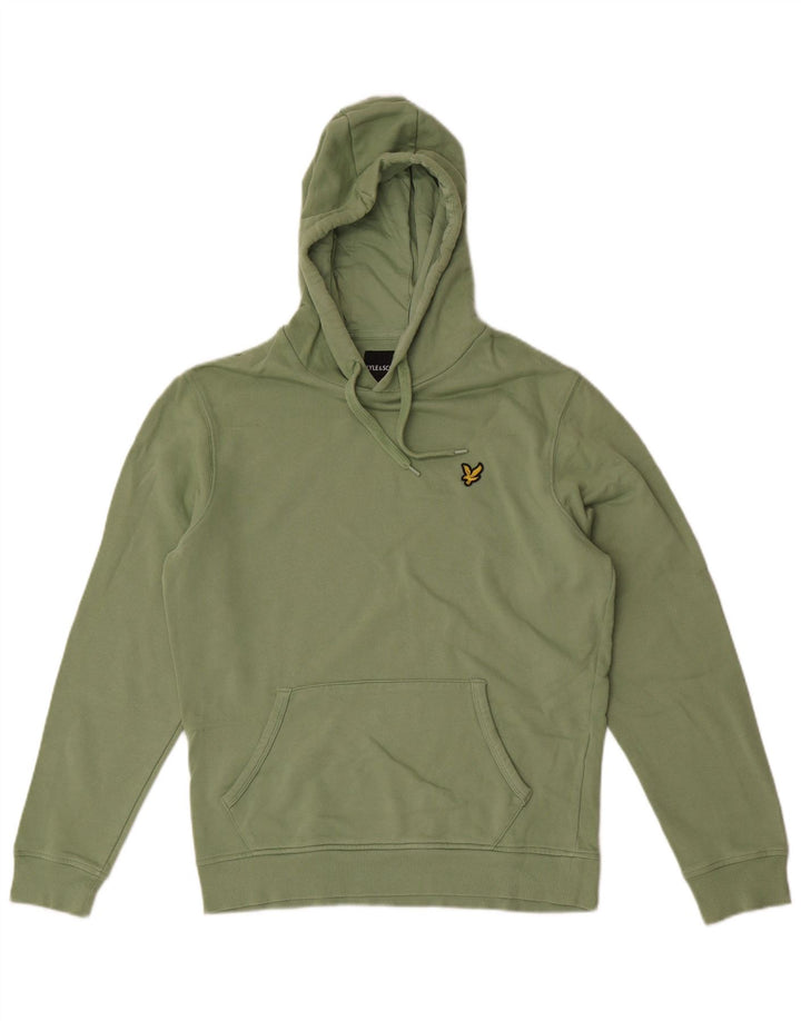 Lyle & Scott Herren Kapuzenpullover aus mittelgrüner Baumwolle