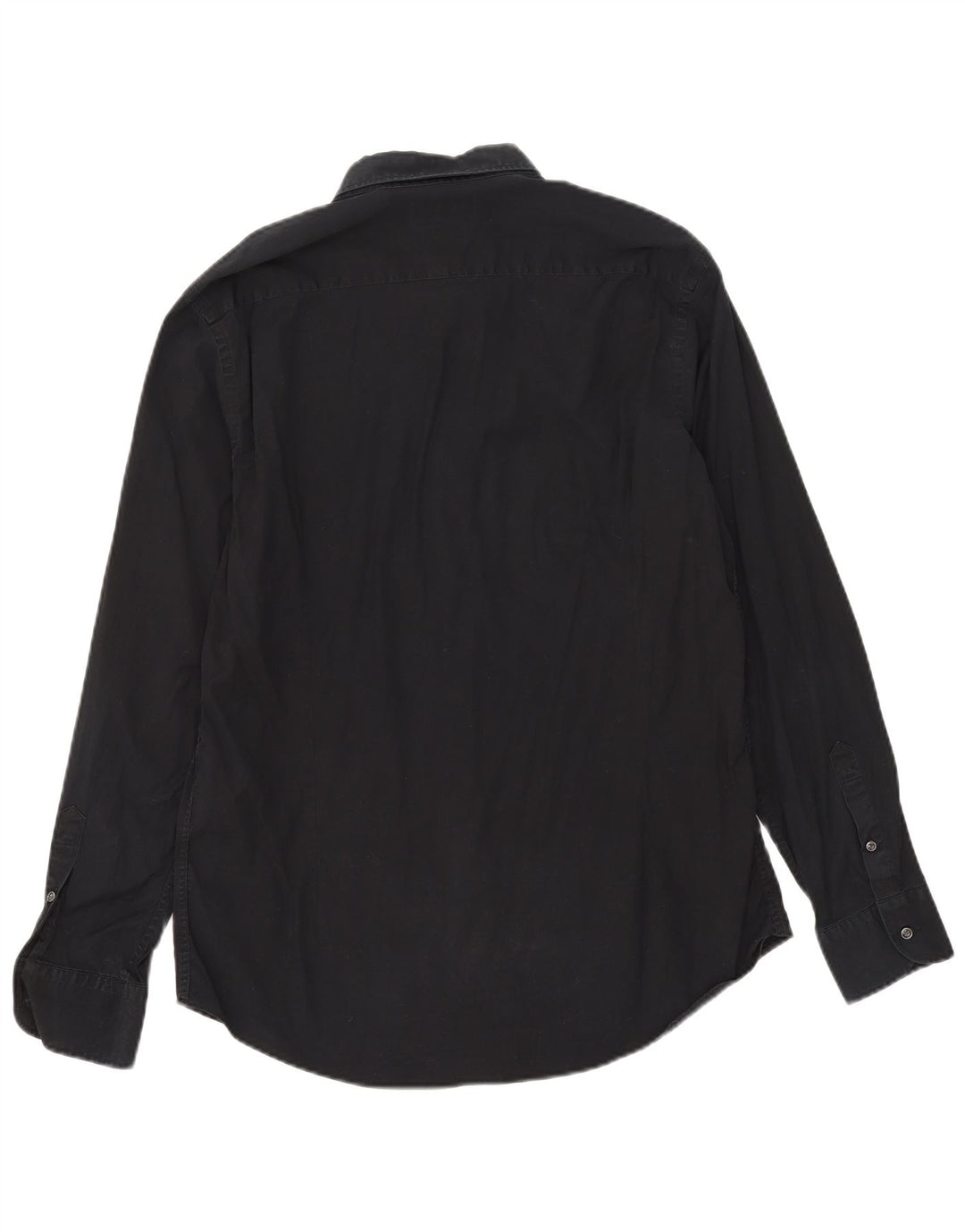 Massimo Dutti Herren Slim Fit Hemd XL Schwarz