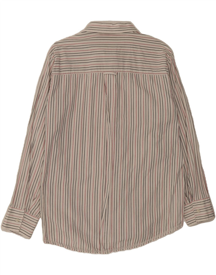 LEVI'S Mens Shirt XL White Striped Vintage Levi's and Second-Hand Levi's from Messina Hembry 