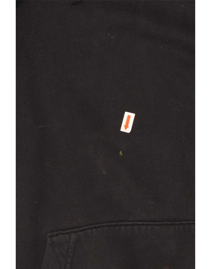 Nike Herren Kapuzenpullover, groß, aus schwarzer Baumwolle