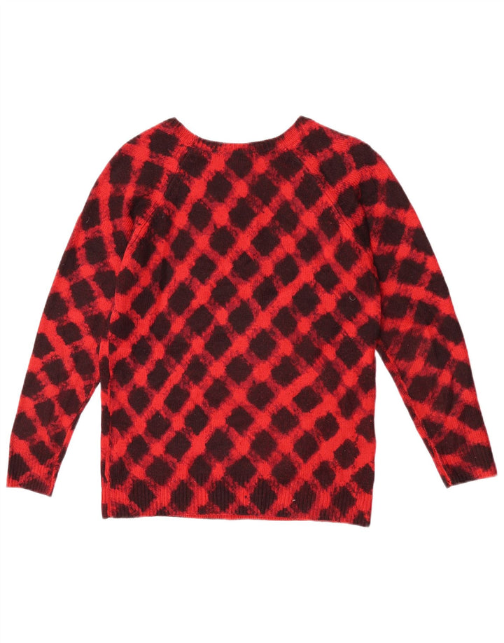 Marks & Spencer Damen-Pullover mit U-Boot-Ausschnitt, Gr. 8, Rot
