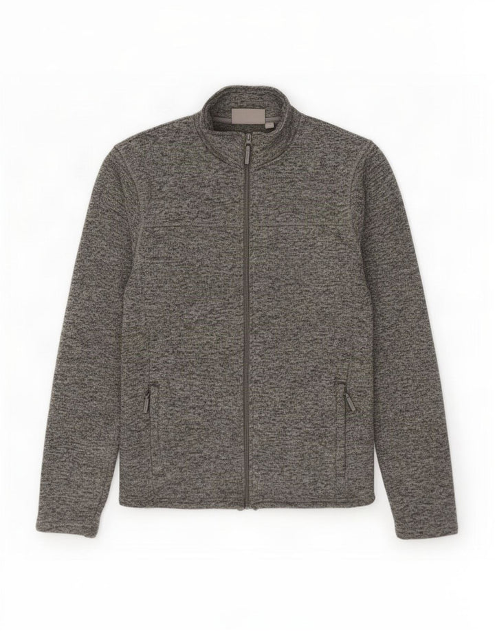 Mountain Warehouse Herren-Trainingsanzugoberteil, XL, grau meliertes Polyester
