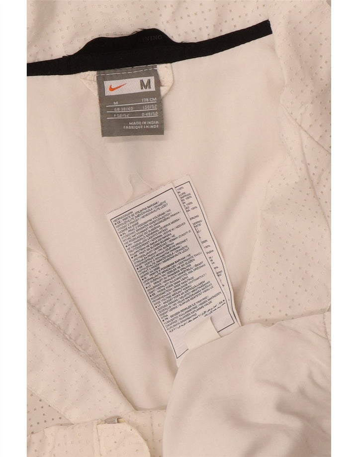 Nike Herren Juventus Trainingsanzug Top Jacke UK 38/40 Mittelweißes Polyester