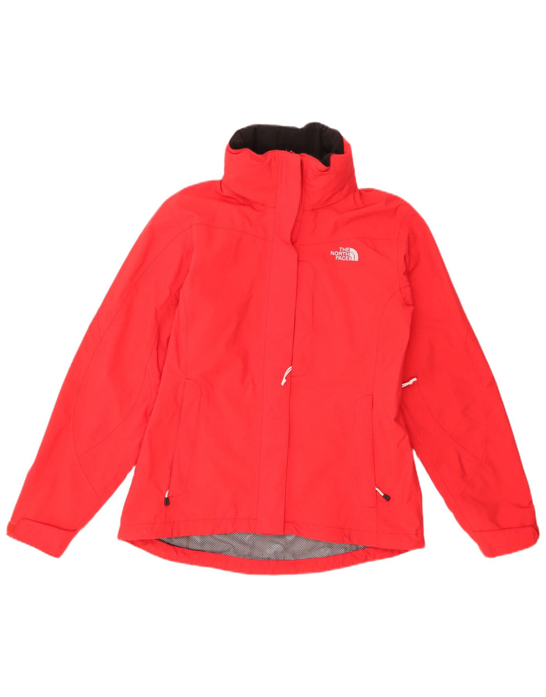 THE NORTH FACE Damen Hyvent Übergroße Regenjacke mit Kapuze UK 36 Small Rot