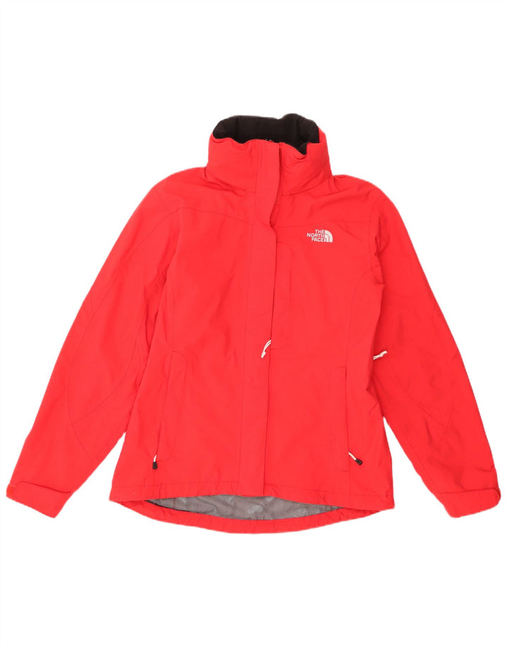 THE NORTH FACE Damen Hyvent Übergroße Regenjacke mit Kapuze UK 36 Small Rot