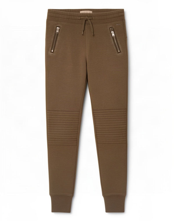 Hollister Damen-Trainingshose, Jogginghose, UK 10, Größe S, Khaki, Baumwolle