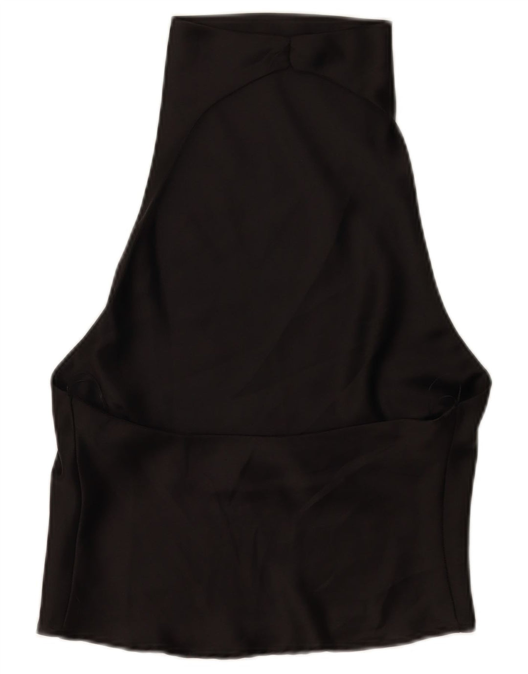Zara Damen Neckholder Top UK 10 Small Schwarz