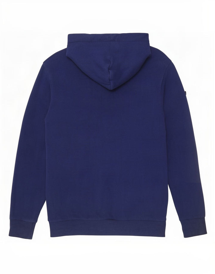 Superdry Herren-Kapuzenpullover mit grafischem Print, mittelmarineblaue Baumwolle