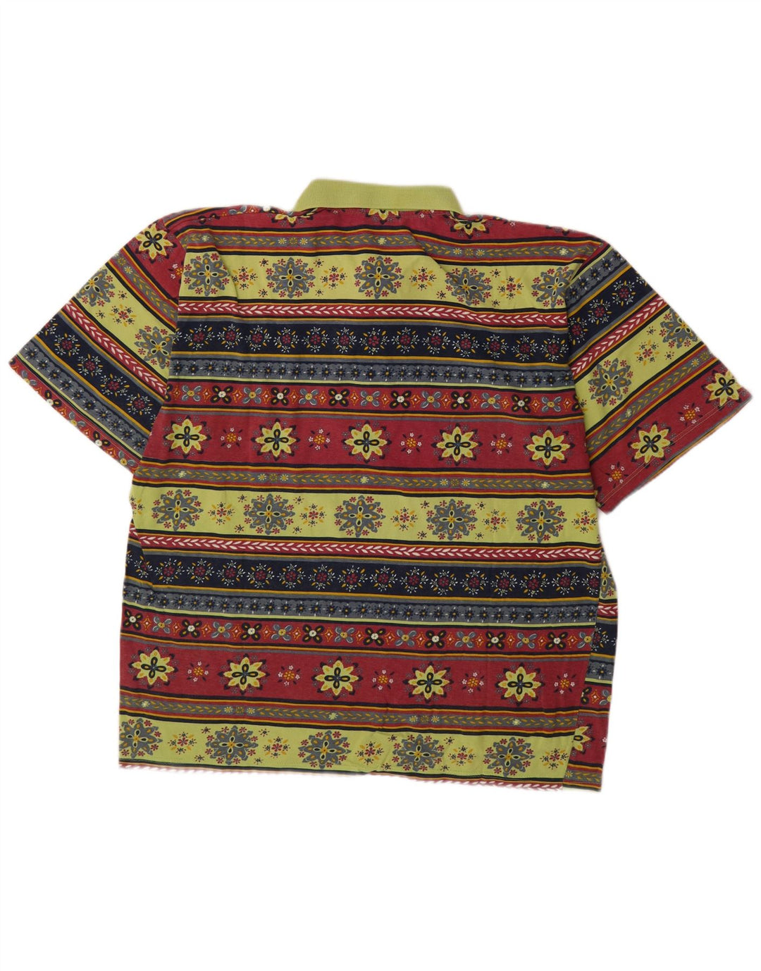 KOLLEKTION Herren-Poloshirt, groß, mehrfarbig, Blumenmuster, Baumwolle