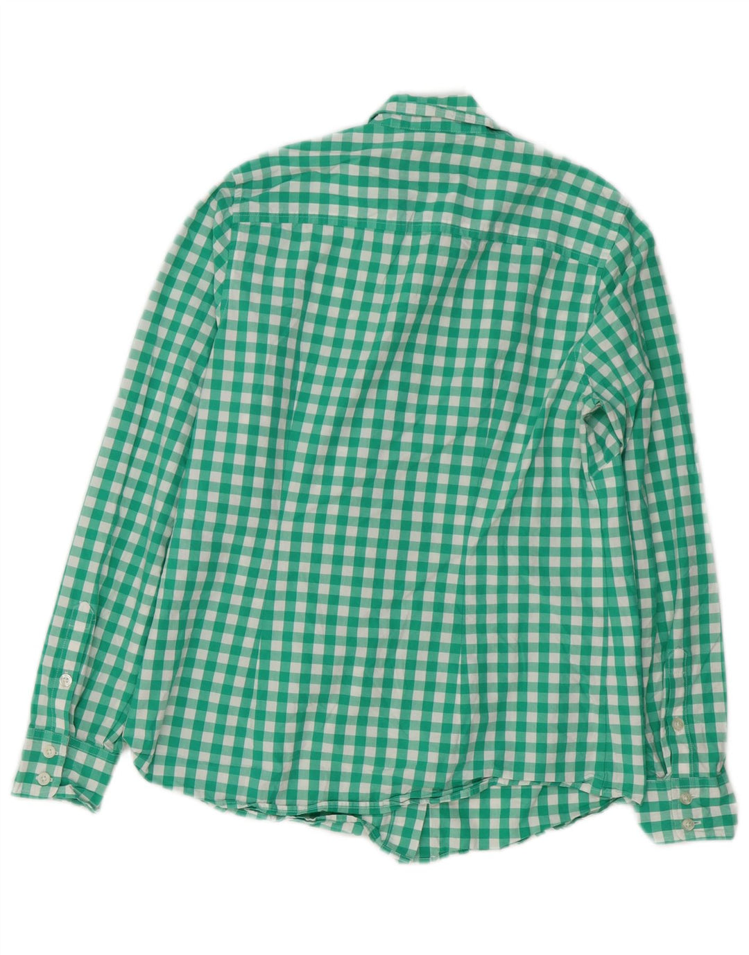 VINEYARD VINES Damenhemd US 6 Mittelgrüne Gingham-Baumwolle