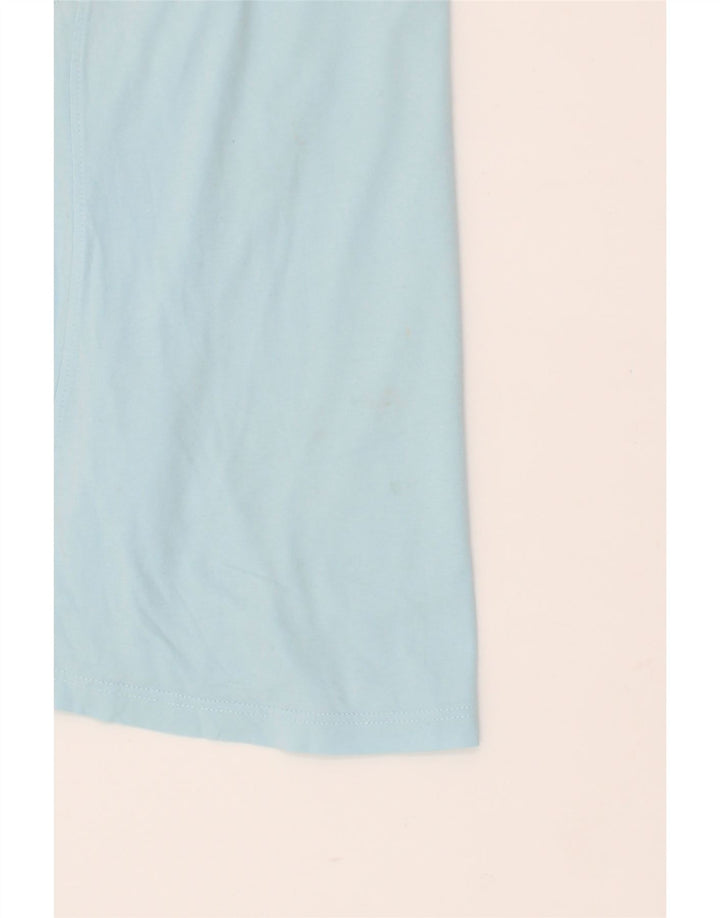 CHAMPION Womens Vest Top UK 14 Medium Blue Cotton Vintage Champion and Second-Hand Champion from Messina Hembry 