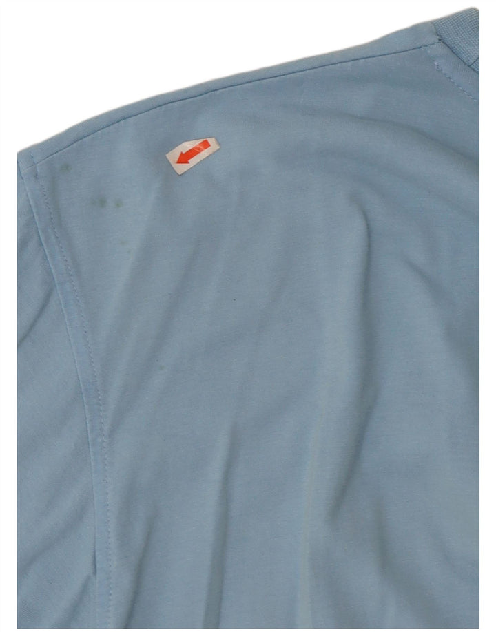 Lotto Herren-T-Shirt mit Grafik, mittelblaue Baumwolle