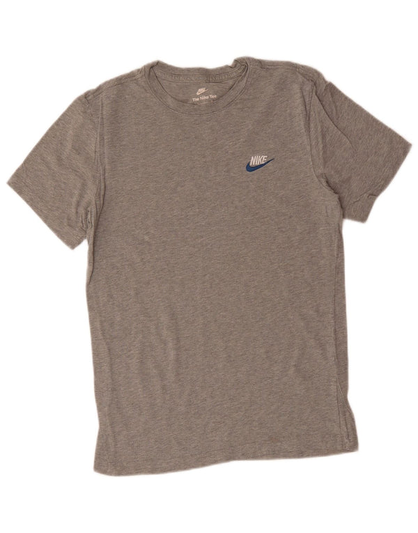 NIKE Herren T-Shirt Top Small Grau Baumwolle