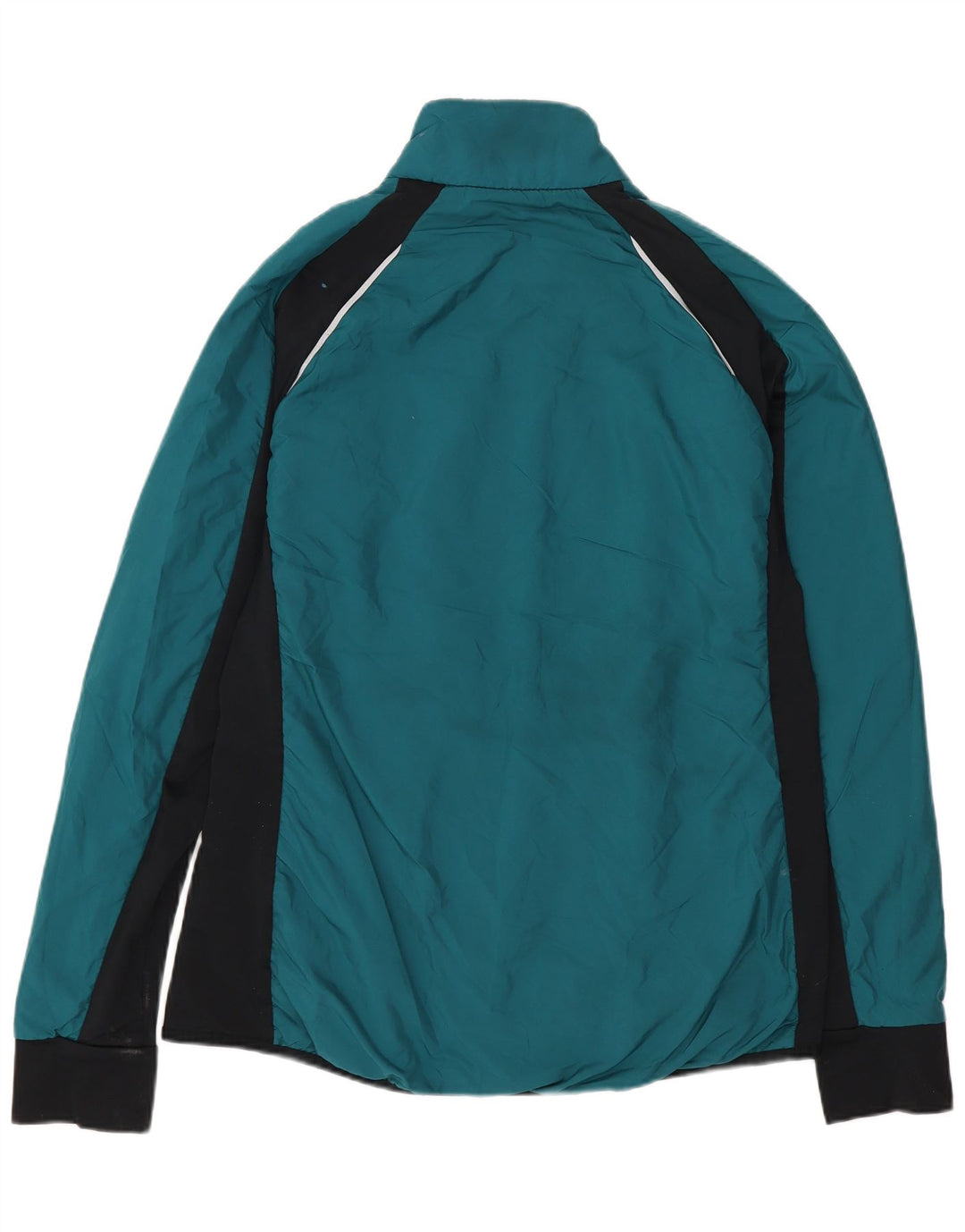 Marks & Spencer Damen-Trainingsanzug-Top-Jacke, UK 14, Größe L, Grün, Farbblock