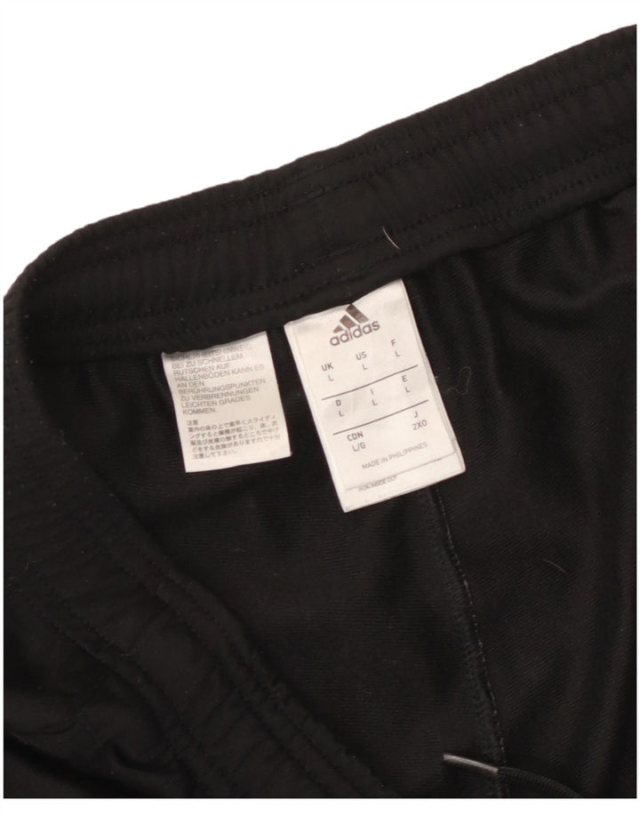 Adidas Herren-Trainingshose, groß, schwarz, Polyester, Sport