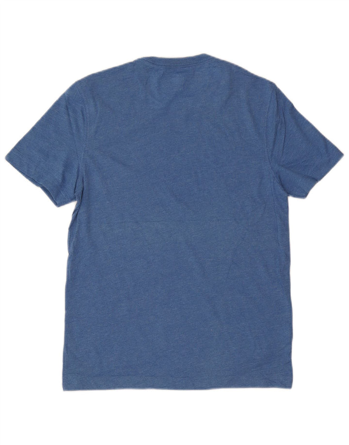 EDDIE BAUER Herren Slim Fit T-Shirt Top Small Blau Baumwolle