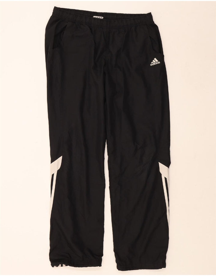ADIDAS Mens Tracksuit Trousers Large  Black Polyester Vintage Adidas and Second-Hand Adidas from Messina Hembry 