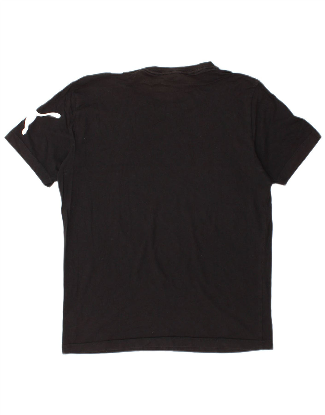 Puma Herren Grafik T-Shirt Top Small Schwarz