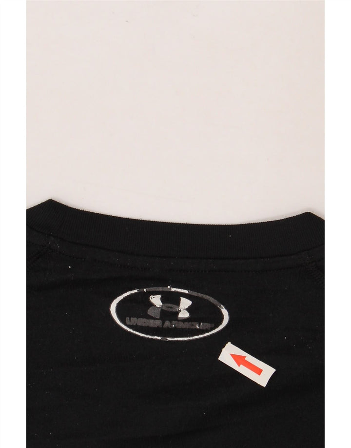 UNDER ARMOUR Herren Heat Gear T-Shirt Top Small Schwarz Polyester