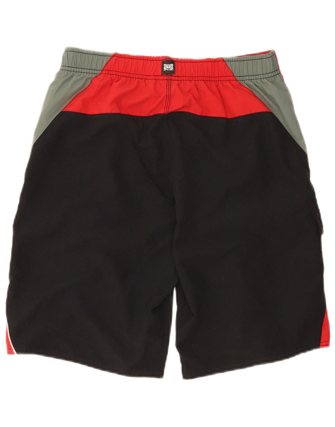 Animal Mens Graphic Swimming Shorts Medium  Black Colourblock Polyester