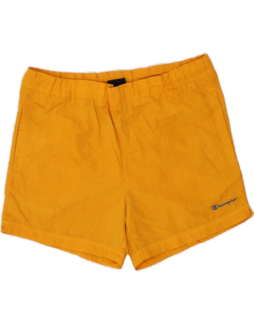 CHAMPION Mens Swimming Shorts Small  Yellow Polyamide Vintage Champion and Second-Hand Champion from Messina Hembry 