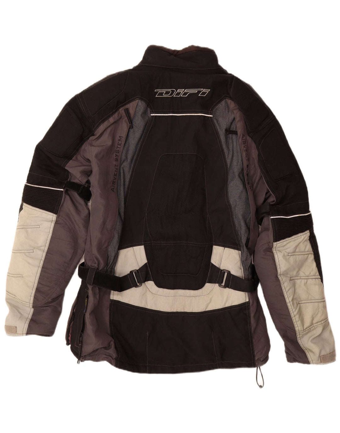 Difi Herren Graphic Racer Jacke UK 44 2XL Schwarz Colourblock Polyamid